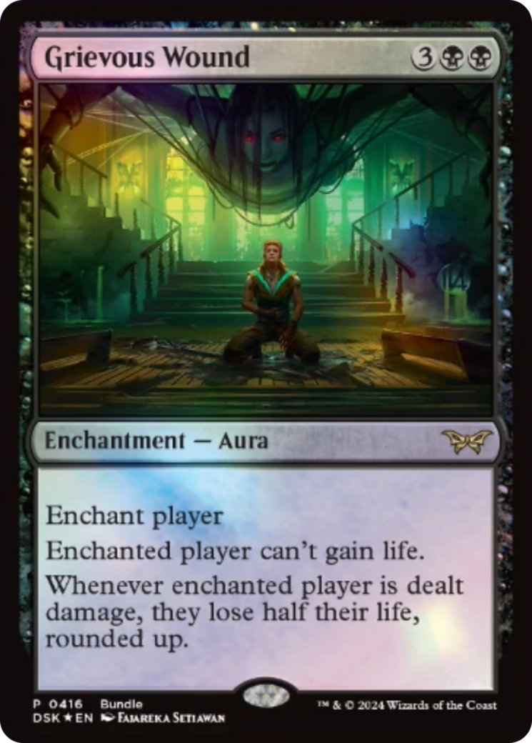 Grievous Wound (Bundle) [Duskmourn: House of Horror Promos]