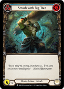 Smash with Big Tree (Blue) [MON228-RF] (Monarch) 1st Edition Rainbow Foil
