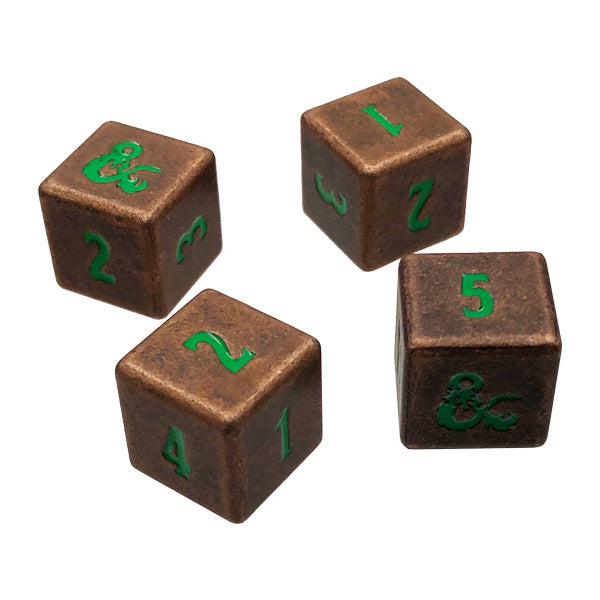 Ultra PRO: Heavy Metal Dice - 4-Dice Set (Feywild Copper)