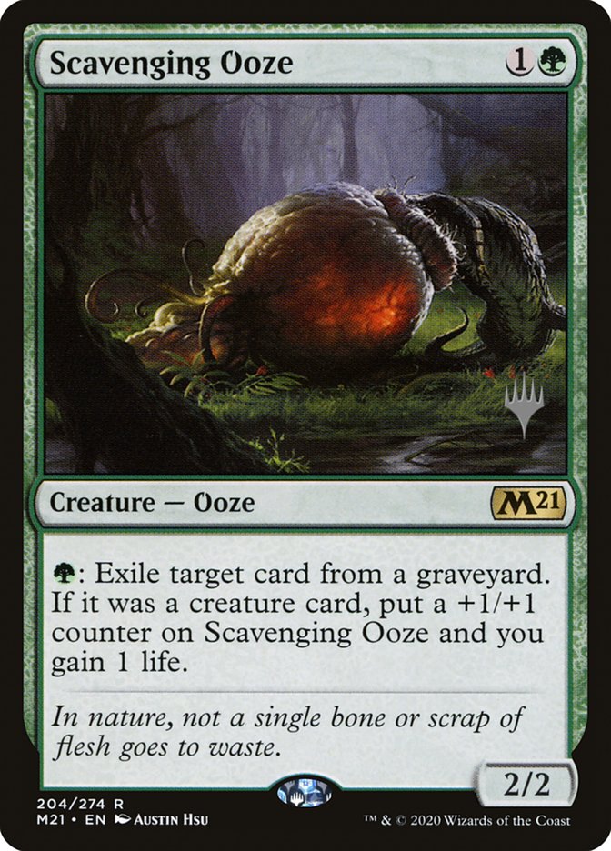 Scavenging Ooze (Promo Pack) [Core Set 2021 Promo Pack]