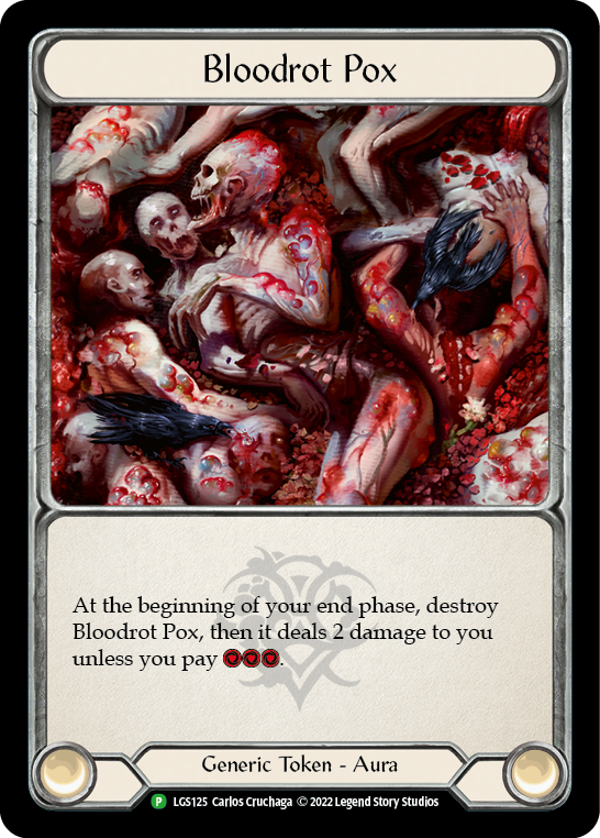 Bloodrot Pox // Frailty [LGS125 // LGS126] (Promo) Cold Foil