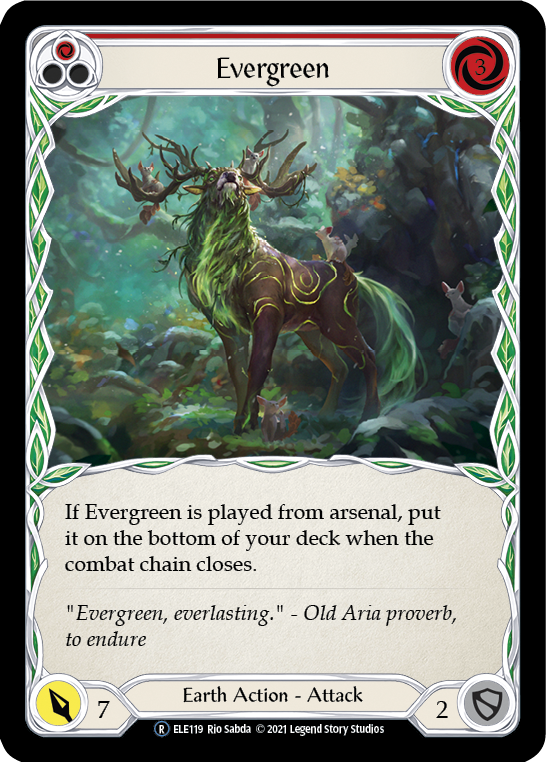 Evergreen (Red) [U-ELE119] (Tales of Aria Unlimited) Unlimited Normal