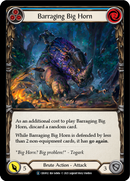 Barraging Big Horn (Blue) [U-CRU012] (Crucible of War Unlimited) Unlimited Rainbow Foil