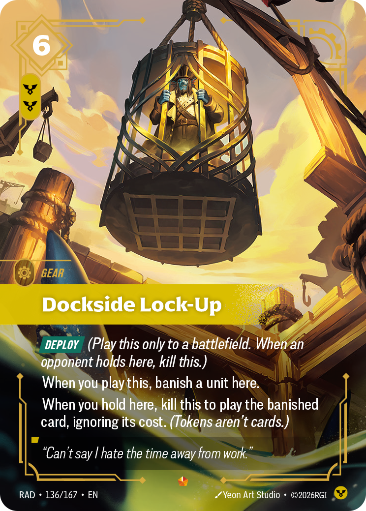 front of card Dockside Lock-Up [Radiance] 136/167