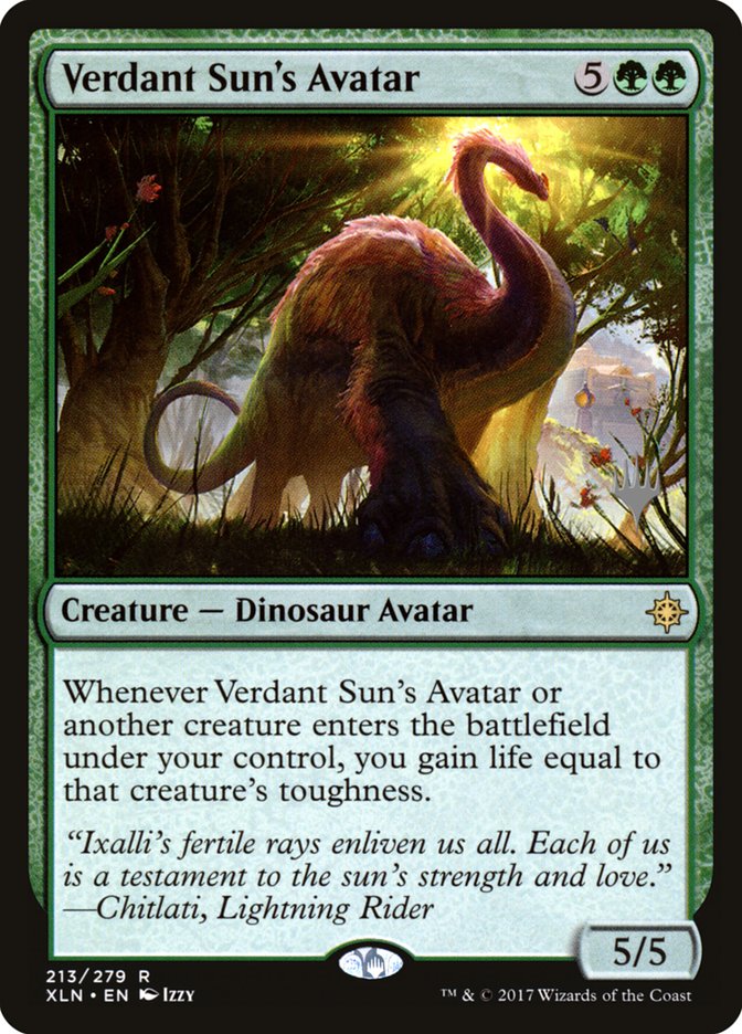 Verdant Sun's Avatar (Promo Pack) [Ixalan Promo Pack]