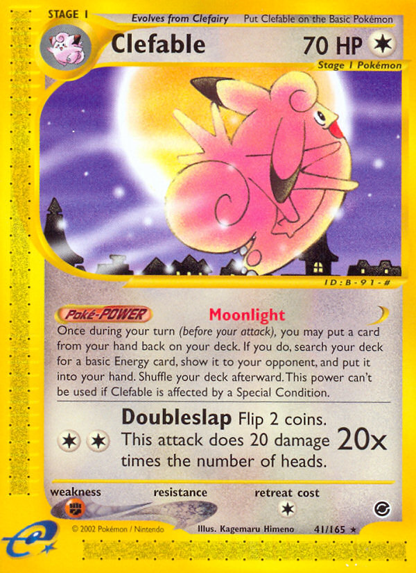 Clefable (41/165) [Expedition: E-Card Base Set]