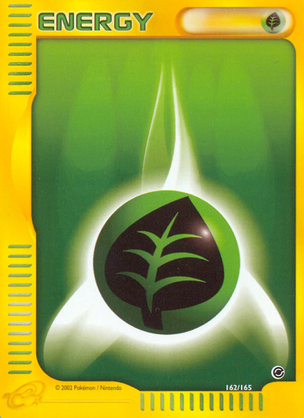 Grass Energy (162/165) [Expedition: E-Card Base Set]