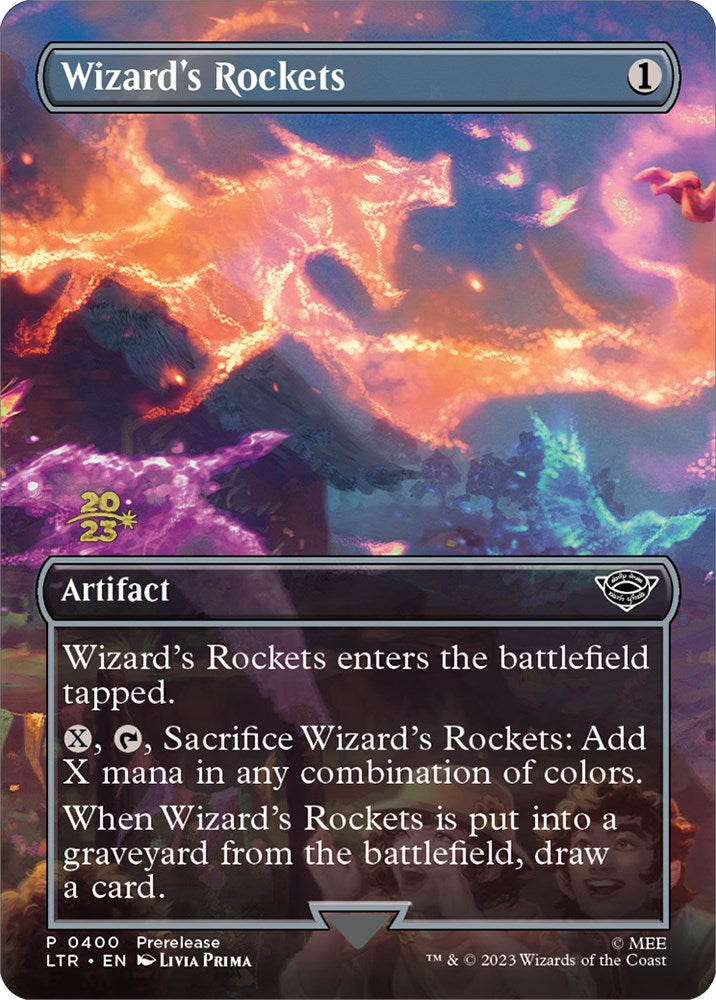 Wizard's Rockets (400) (Prerelease Stamped) [The Lord of the Rings: Tales of Middle-Earth Prerelease Promos]