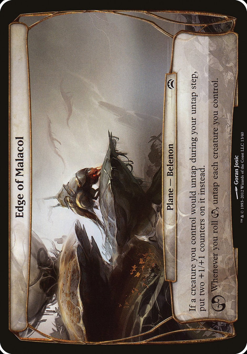 (Oversized Plane) Edge of Malacol [Planechase 2012]
