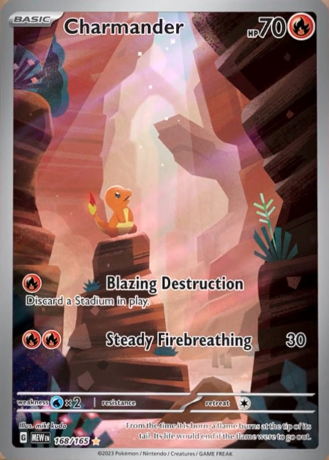 Charmander (168/165) (Illustration Rare) [Scarlet & Violet: 151] – Fusion  Gaming