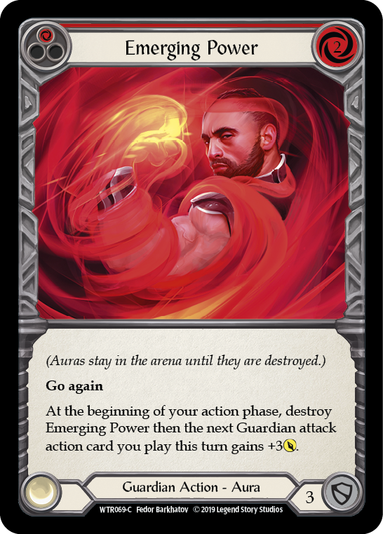 Emerging Power (Red) [WTR069-C] (Welcome to Rathe) Alpha Print Rainbow Foil