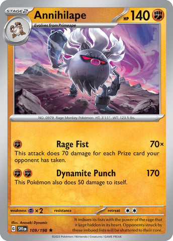 Annihilape (109/198) (Scarlet & Violet: Base Set) [Theme Deck Exclusive]