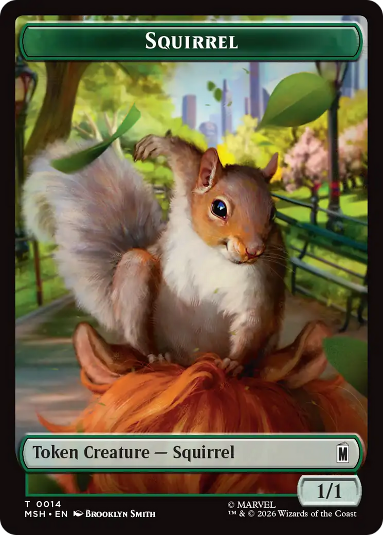 Galactus // Squirrel Double-Sided Token [Marvel Super Heroes Tokens]