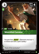 front of card Watchful Curator [Radiance] 037/167