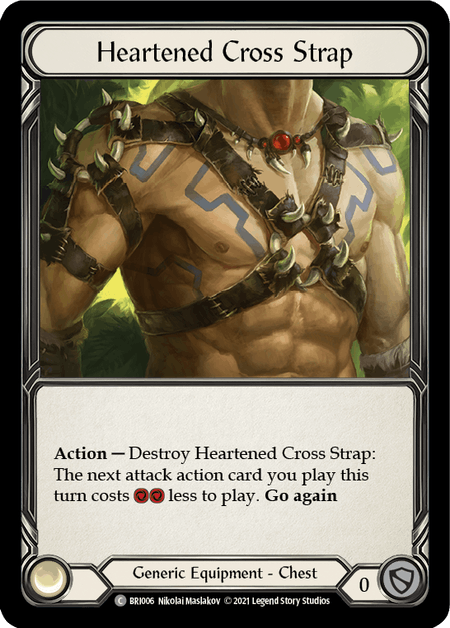 Heartened Cross Strap [BRI006] (Tales of Aria Briar Blitz Deck) 1st Edition Normal