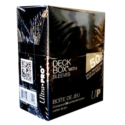 Ultra Pro - Deck Box with 50ct Sleeves - Black