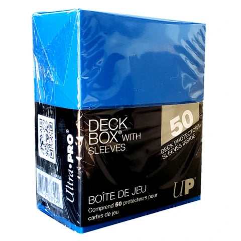 Ultra Pro - Deck Box with 50ct Sleeves - Blue