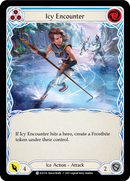 Icy Encounter (Blue) [ELE159] (Tales of Aria) 1st Edition Rainbow Foil