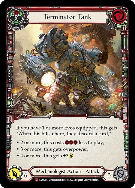 Terminator Tank [EVO055] (Bright Lights) Rainbow Foil
