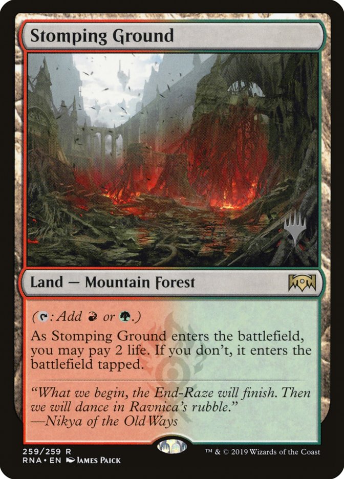Stomping Ground (Promo Pack) [Ravnica Allegiance Promo Pack]