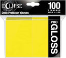 Ultra PRO: Standard 100ct Sleeves - Eclipse Gloss (Lemon Yellow)