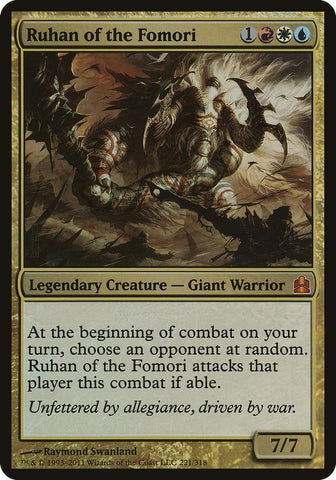 (Oversized) Ruhan of the Fomori [Commander 2011 Oversized]