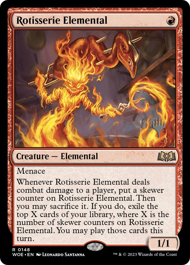 Rotisserie Elemental [Wilds of Eldraine Promo Pack]