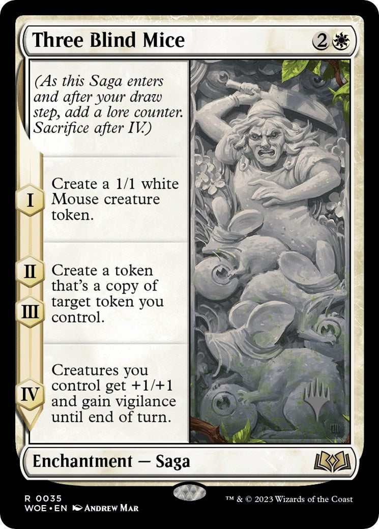 Three Blind Mice [Wilds of Eldraine Promo Pack]