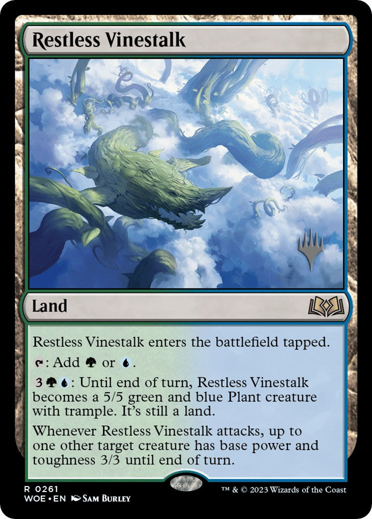 Restless Vinestalk [Wilds of Eldraine Promo Pack]