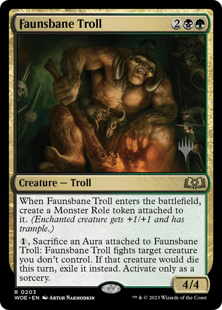 Faunsbane Troll [Wilds of Eldraine Promo Pack]