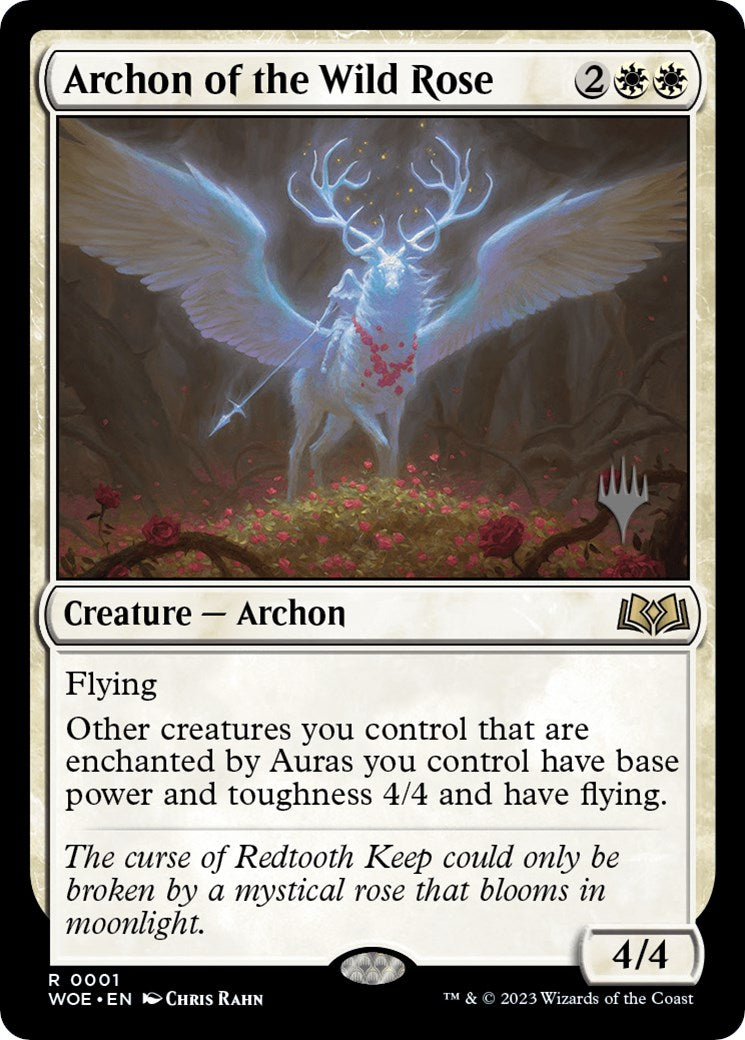 Archon of the Wild Rose [Wilds of Eldraine Promo Pack]