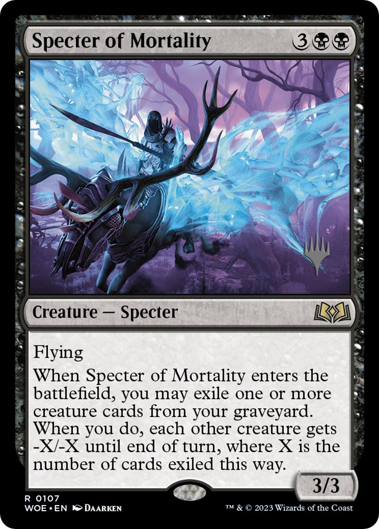 Specter of Mortality [Wilds of Eldraine Promo Pack]