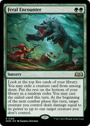 Feral Encounter [Wilds of Eldraine Promo Pack]