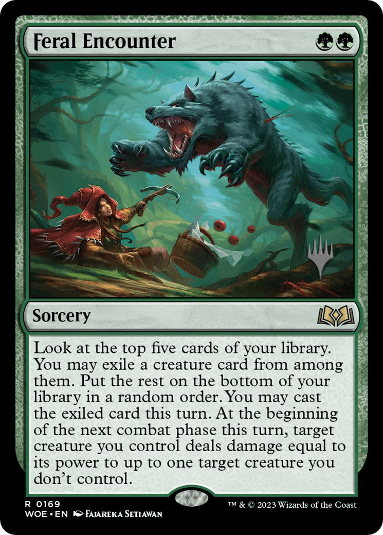 Feral Encounter [Wilds of Eldraine Promo Pack]