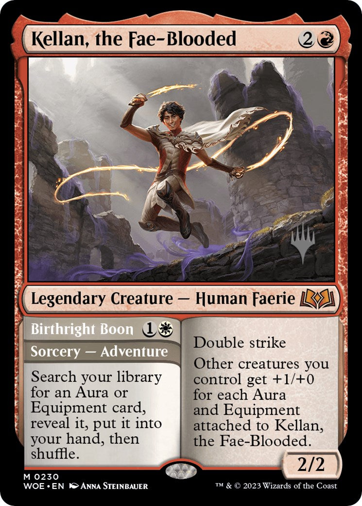 Kellan, the Fae-Blooded [Wilds of Eldraine Promo Pack]