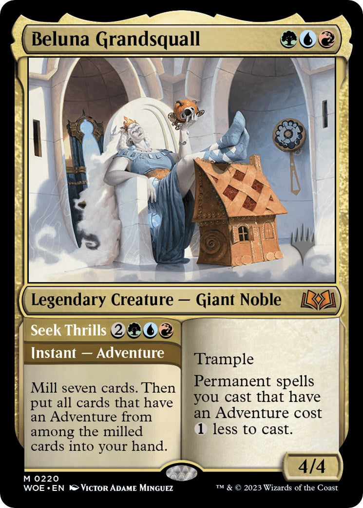 Beluna Grandsquall // Seek Thrills[Wilds of Eldraine Promo Pack]