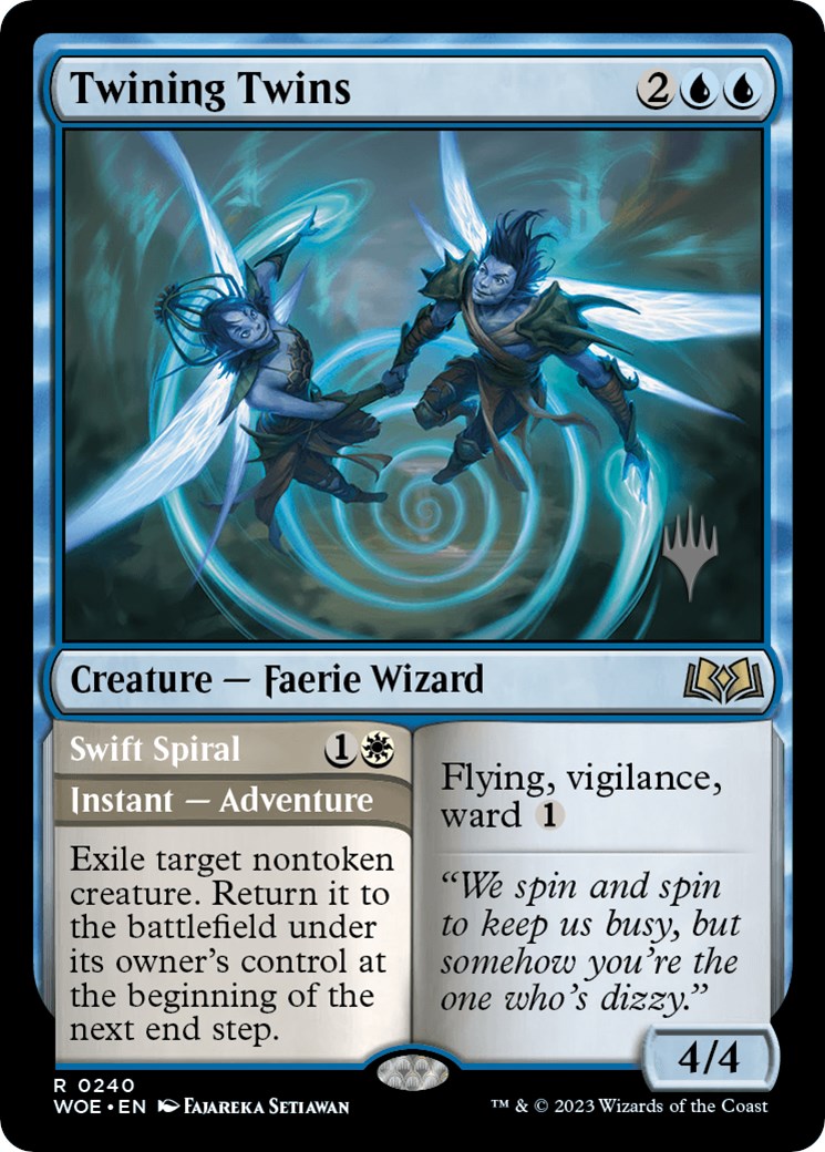 Twining Twins // Swift Spiral [Wilds of Eldraine Promo Pack]