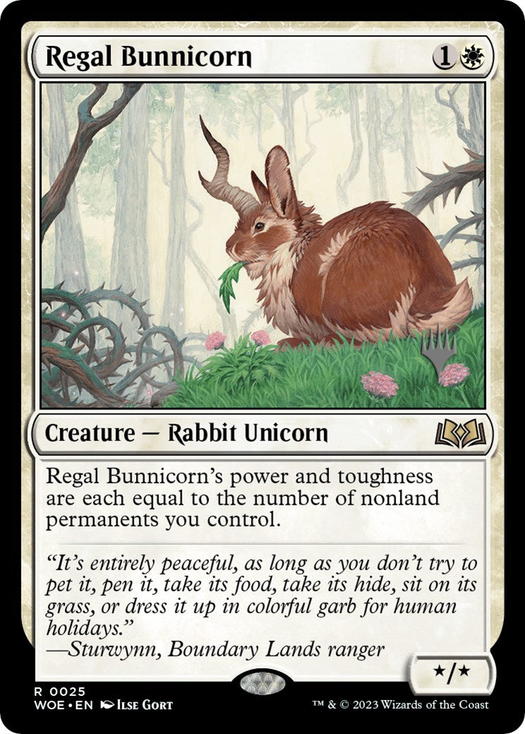 Regal Bunnicorn [Wilds of Eldraine Promo Pack]