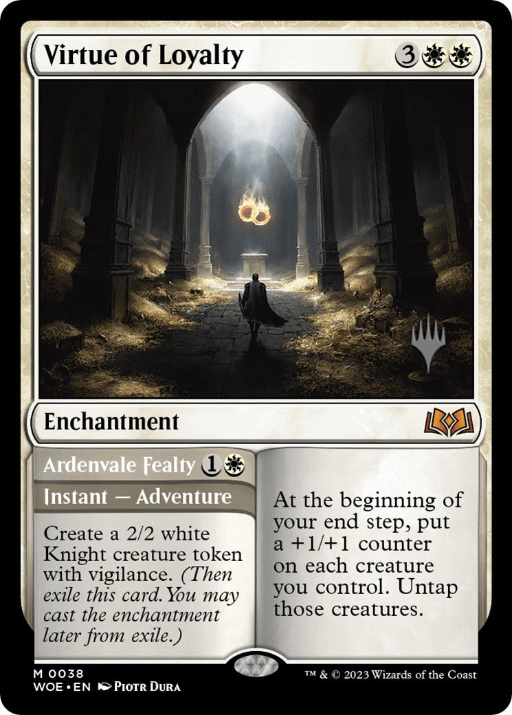 Virtue of Loyalty // Ardenvale Fealty [Wilds of Eldraine Promo Pack]