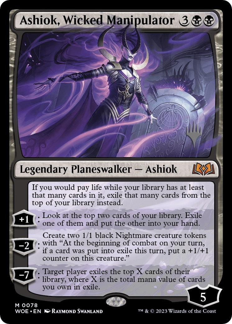 Ashiok, Wicked Manipulator [Wilds of Eldraine Promo Pack]