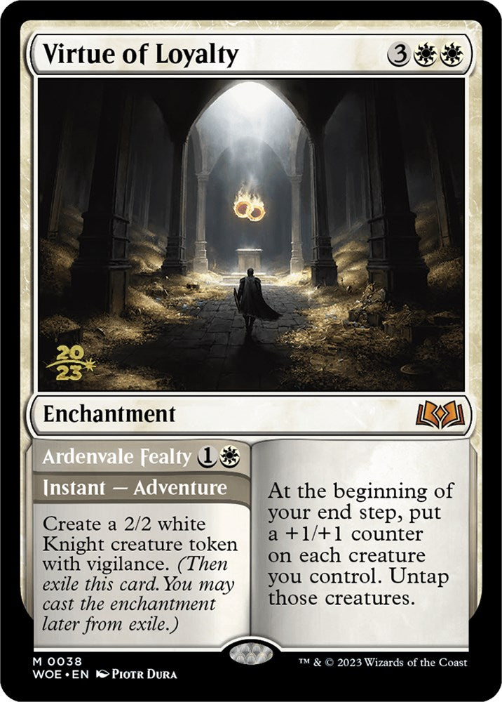 Virtue of Loyalty // Ardenvale Fealty [Wilds of Eldraine Promo Pack]