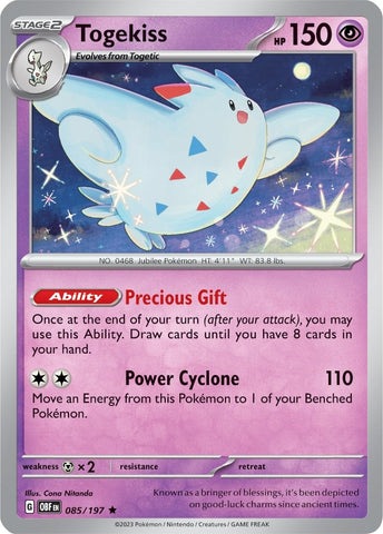 Togekiss (085/197) (Scarlet & Violet: Obsidian Flames) [Theme Deck Exclusive]