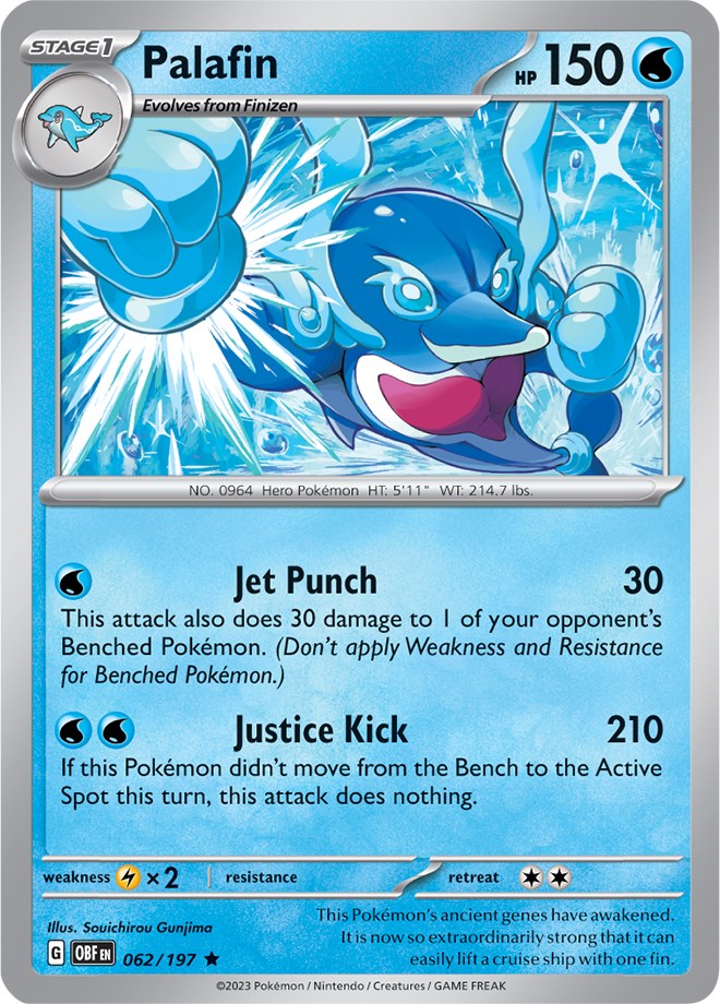 Palafin (062/197) (Scarlet & Violet: Obsidian Flames) [Theme Deck Exclusive]