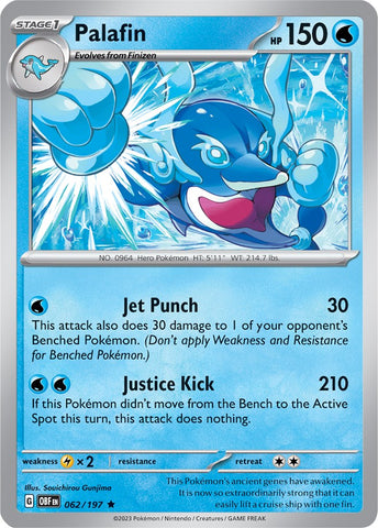 Palafin (062/197) (Scarlet & Violet: Obsidian Flames) [Theme Deck Exclusive]