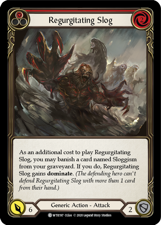 Regurgitating Slog (Red) [U-WTR197] (Welcome to Rathe Unlimited) Unlimited Rainbow Foil