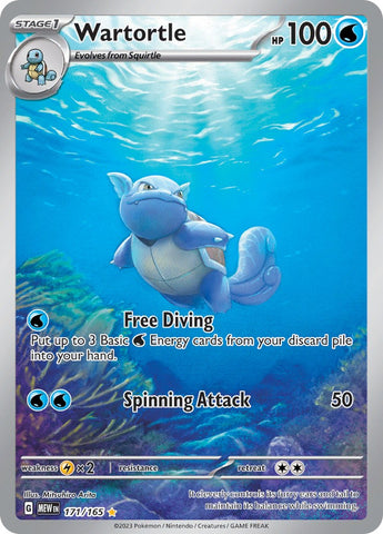 Wartortle (171/165) (Illustration Rare) [Scarlet & Violet: 151]