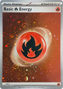 Basic Fire Energy (002) (Cosmos Holo) (Scarlet & Violet: Base Set) [Theme Deck Exclusive]
