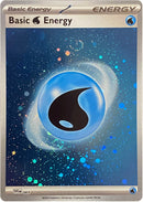 Basic Water Energy (003) (Cosmos Holo) (Scarlet & Violet: Base Set) [Theme Deck Exclusive]