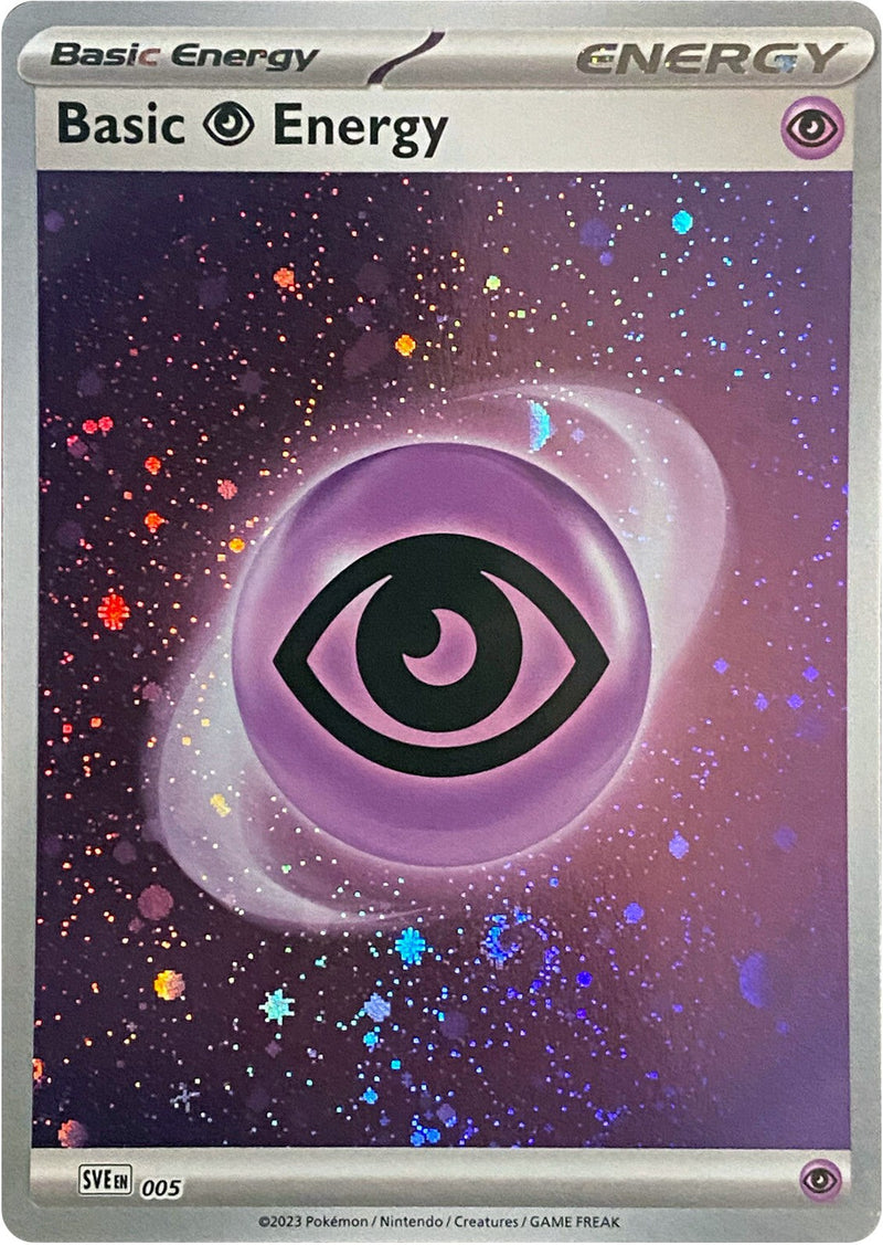 Basic Psychic Energy (005) (Cosmos Holo) (Scarlet & Violet: Base Set) [Theme Deck Exclusive]