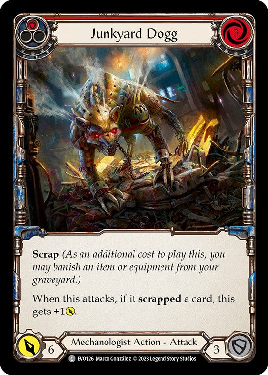 Junkyard Dogg (Red) [EVO126] (Bright Lights) Rainbow Foil